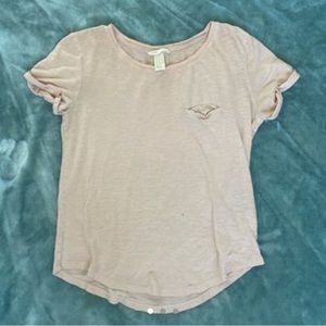 light pink h&m basic top